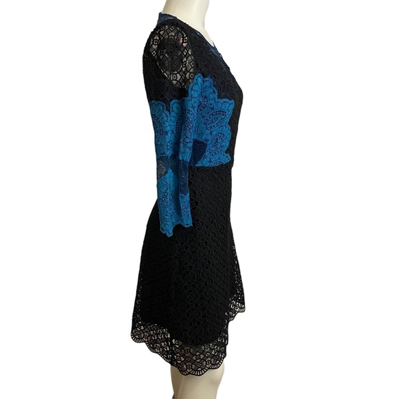 SANDRO BELLADONE LACE MINI DRESS SIZE 36 - Picture 7 of 13